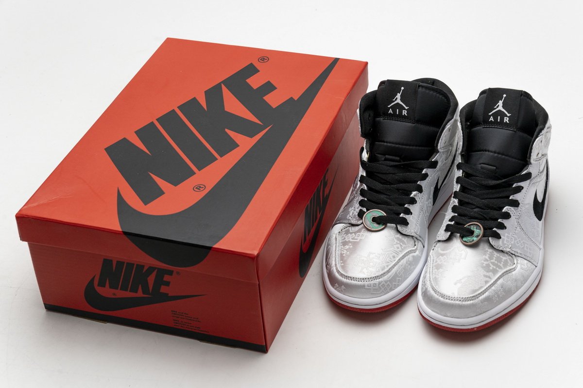 CU2804-100 Edison Chen x Air Jordan 1 Mid Fearless - Image 5