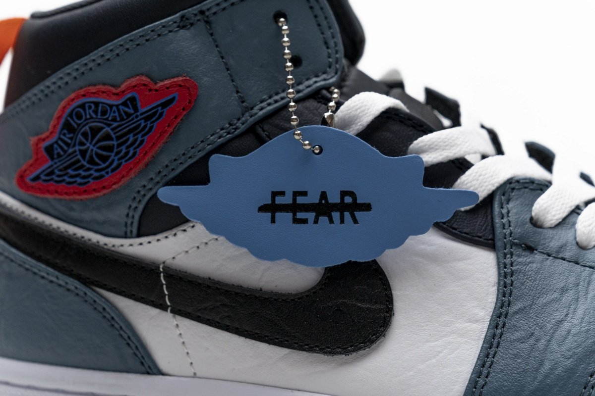 CU2802-100 Air Jordan 1 Mid Facetasm Blue Teal - Image 3